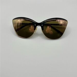 Michael Kors Black and Gold Women's Sunglasses